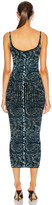 Thumbnail for your product : Paco Rabanne Pleated Sleeveless Maxi Dress in Blue Hortensia Acid Flow | FWRD