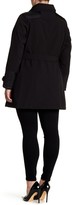Thumbnail for your product : Via Spiga Front Zip Belted Coat (Plus Size)