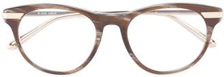 Linda Farrow round frame glasses