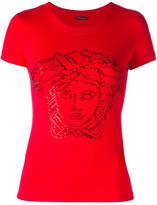Versace - t-shirt Medusa Head à sequins - women - Spandex/Elasthanne/Viscose - 40