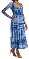 Thumbnail for your product : Prabal Gurung Fit-&-Flare Tiered Midi Dress