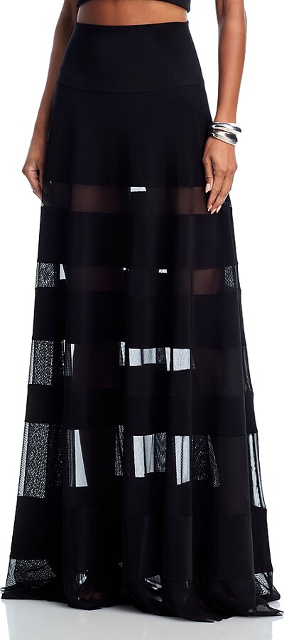 Norma Kamali Spliced Maxi Skirt