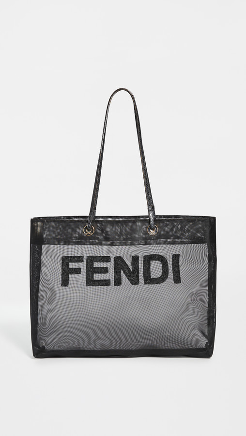 fendi mesh pouch