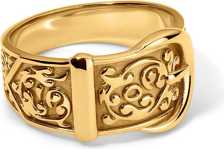 Déclarer Victorian Buckle Ring - Gold Vermeil