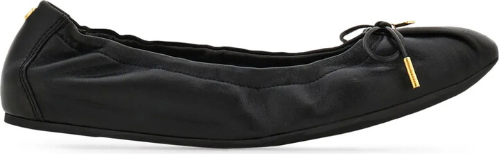 Ferragamo Leather Ballerina Shoes