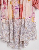 Thumbnail for your product : Free People california soul maxi shirt in patchwork floral