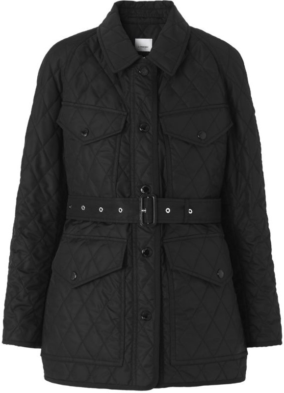 Burberry DiamondQuilted Field Jacket ShopStyle