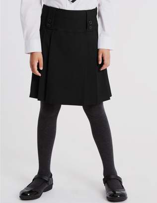 Marks and Spencer Girls' Slim Fit Pleated Skirt