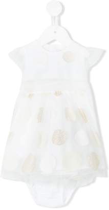 Il Gufo polka dot tulle dress with bloomers