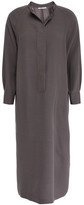 Thumbnail for your product : Agnona Satin-crepe Shirt Dress