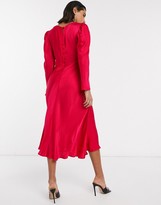 Thumbnail for your product : Ghost exclusive rosaleen satin midi dress