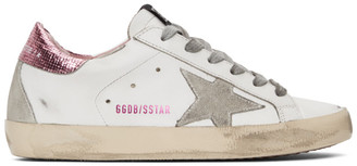 golden goose pink glitter star