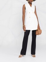 Thumbnail for your product : Tagliatore Double-Breasted Sleeveless Blazer