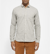 Thumbnail for your product : Oliver Spencer Brushed Slub-Cotton Penny Collar Shirt