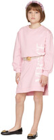 Thumbnail for your product : Versace Kids Pink Logo Sweatshirt Dress