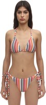 Thumbnail for your product : Peony Swimwear Rainbow Triangle Bikini Top
