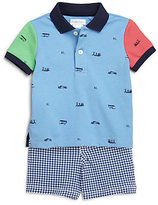 Thumbnail for your product : Ralph Lauren Infant's Two-Piece Embroidered Polo Shirt & Gingham Shorts Set