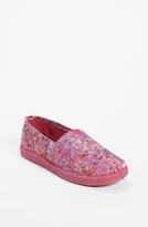 Thumbnail for your product : Toms 'Classic Youth - Paint Spatter' Slip-On (Toddler, Little Kid & Big Kid)