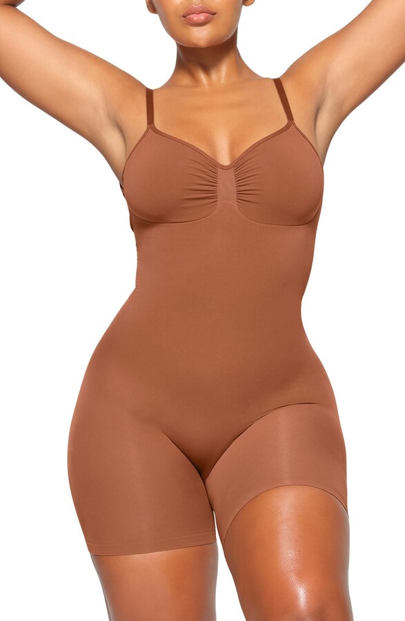 SKIMS Seamless Sculpt Low Back Mid Thigh Bodysuit ShopStyle Shapewear
