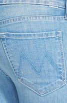 Thumbnail for your product : Mother 'The Looker' Raw Hem Ankle Zip Skinny Jeans (Home Sweet Home)