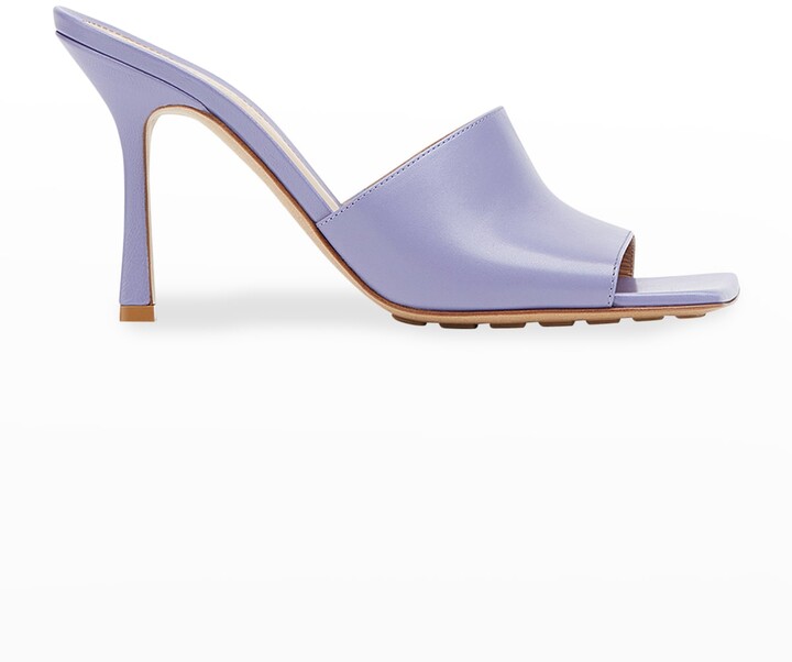 lavender mule heels