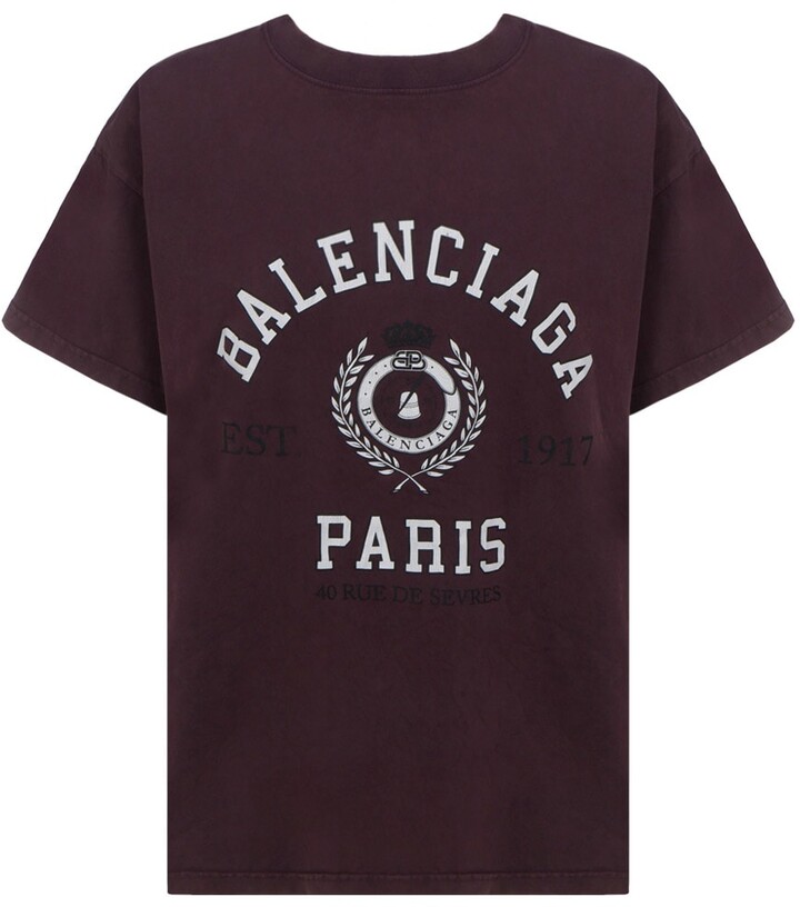 Burgundy Oversized Tee | Shop the world's largest collection of 