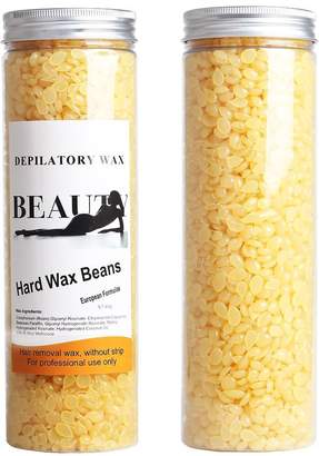 Bluezoo Depilatory Pearl Hard Wax / Brazilian Granules Hot Film Wax Bead For Hair Removal(stripless) ,400g