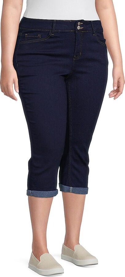 Rolled-cuff Capri Jeans | Shop The Largest Collection | ShopStyle