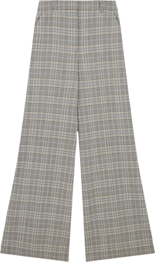 Stella McCartney Chocolate Flannel Wide-leg Pant - ShopStyle