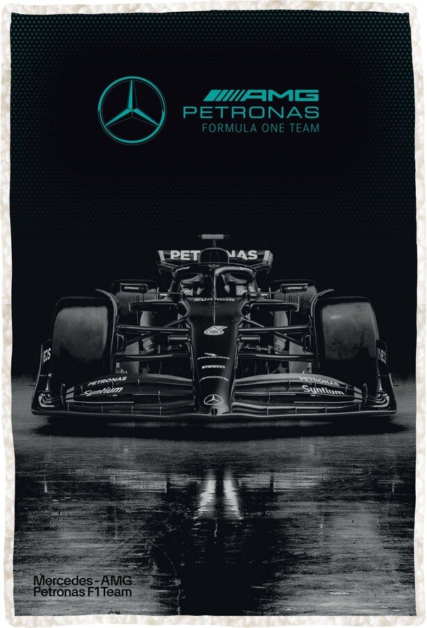 Character World F1 Mercedes Fleece Blanket