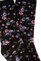 Thumbnail for your product : Forever 21 Floral Pattern Crew Socks