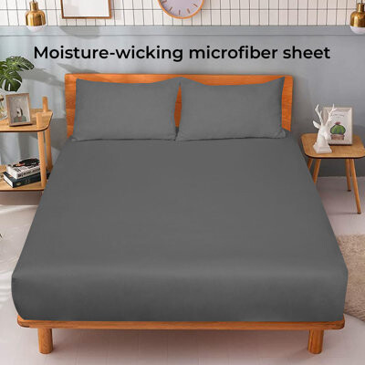 Royale Linens 6 Pack Set | Bottom Sheet | Ultra Soft & Breathable | Brushed Microfiber | Wrinkle & Stain Resistant | Hotel Quality Deep Pocket Stretch