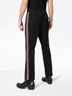 Calvin Klein Side Stripe Tailored Wool Trousers