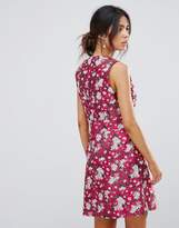 Thumbnail for your product : Warehouse Aster Floral Jacquard Dress