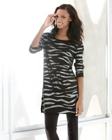 Thumbnail for your product : Joan Vass Animal Sequined Tunic & Cropped Leggings, Petite