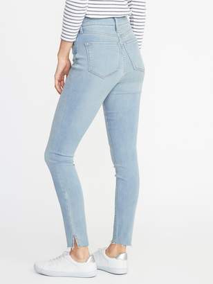 Old Navy High-Rise Built-In Warm Raw-Edge Rockstar Jeans for Women