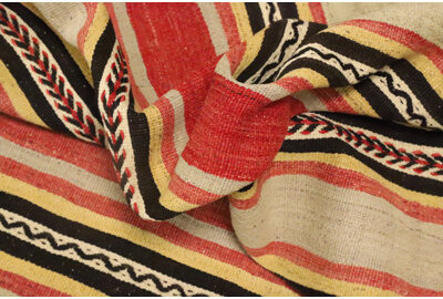 Wildon Home Vegetable Dye Kilim Turkish Area Rug 5x9