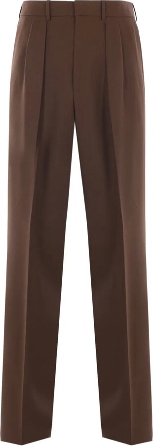 Tom Ford Pleated-Front Wool Trousers