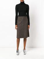 Thumbnail for your product : Maison Margiela stitch pocket a-line skirt