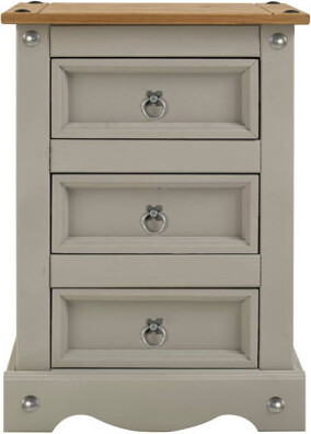 Winston Porter Wiete 25.16'' Tall 3 - Drawer Nightstand