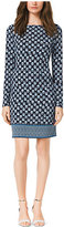 Thumbnail for your product : Michael Kors Leaf-Print Jersey Dress