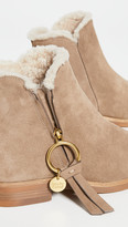 Thumbnail for your product : See by Chloe Louise Shearling Ankle Boots