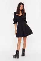 Thumbnail for your product : Nasty Gal Womens Boom or Bust Puff Fit & Flare Dress - Black - M