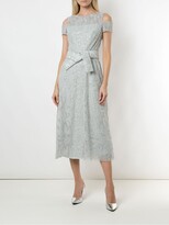 Thumbnail for your product : Gloria Coelho Sequin Embroidered Midi Dress