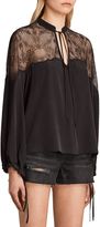 Thumbnail for your product : AllSaints Laya Lace Shirt