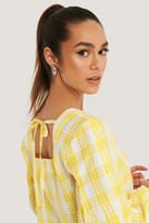 Thumbnail for your product : NA-KD Structure Check Blouse