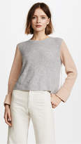Thumbnail for your product : Autumn Cashmere Cuffed Colorblock Cashmere Sweater