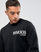 Thumbnail for your product : ONLY & SONS Sweatshirt With Graphic Branding
