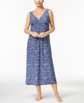 Alfani V-Neck Dotted Nightgown, Created for Macy's
