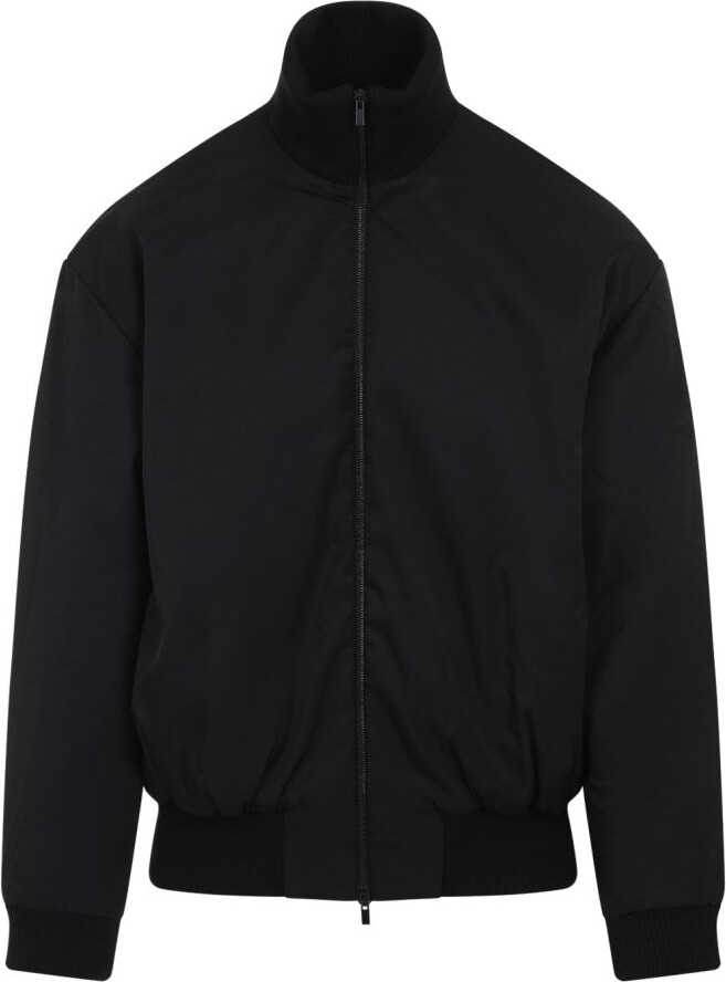 Fear Of God Black High Neck Bomber Jacket